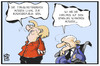 Cartoon: Loyalität zu Deutschland (small) by Kostas Koufogiorgos tagged karikatur,koufogiorgos,illustration,cartoon,merkel,schäuble,griechen,türken,türkischstämmig,integration,loyalität,bundesrepublik,bundeskanzlerin,finanzminister,cdu,sparkurs