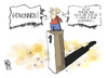 Cartoon: Merkels einsamer Sieg (small) by Kostas Koufogiorgos tagged merkel,bundestagswahl,cdu,kanzlerin,karikatur,koufogiorgos
