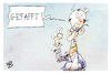 Cartoon: Merz hat es geschafft (small) by Kostas Koufogiorgos tagged karikatur,koufogiorgos,bundeskanzler,sieg,angeschlagen,merz