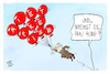 Cartoon: Mietpreisbremse (small) by Kostas Koufogiorgos tagged karikatur,koufogiorgos,mietpreisbremse,hubig,ballons,mietpreise,ballon,luft