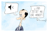 Cartoon: Mute Merz (small) by Kostas Koufogiorgos tagged karikatur,koufogiorgos,mute,merz,stumm,äußerung,populismus,bundeskanzler