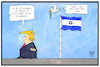 Cartoon: Nahost (small) by Kostas Koufogiorgos tagged frieden für den nahen ostenkarikatur koufogiorgos illustration cartoon trump israel nahost friedenstaube krieg konflikt