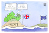 Cartoon: Nigel Farage (small) by Kostas Koufogiorgos tagged karikatur,koufogiorgos,farage,dschungelcamp,uk,brexit,eu,insel