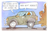 Cartoon: Panzer für die Ukraine (small) by Kostas Koufogiorgos tagged karikatur,koufogiorgos,suv,panzer,auto,ukraine,krieg,rüstung,waffen