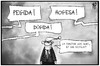Cartoon: PEGIDA (small) by Kostas Koufogiorgos tagged karikatur,koufogiorgos,illustration,cartoon,pegida,hogesa,dügida,michel,patrioten,deutschland,populismus