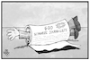 Cartoon: Pressefreiheit (small) by Kostas Koufogiorgos tagged karikatur,koufogiorgos,illustration,cartoon,presse,pressefreiheit,journalist,schwarze,liste,g20,demokratie,grundrecht,papier,akkreditierung