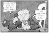 Cartoon: Putin und Trump (small) by Kostas Koufogiorgos tagged karikatur,koufogiorgos,illustration,cartoon,putin,biden,trump,wahlsieg,demokratie,usa,präsident,gratulation