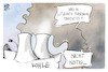 Cartoon: Räumung von Lützerath (small) by Kostas Koufogiorgos tagged karikatur,koufogiorgos,lützerath,kohle,verschmutzung,umwelt,tränengas,räumung