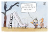 Cartoon: Rezession (small) by Kostas Koufogiorgos tagged karikatur,koufogiorgos,rezession,rutsche,kind,spielplatz,wirtschaft