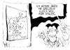 Cartoon: Rösler und Griechenland (small) by Kostas Koufogiorgos tagged griechenland,rösler,merkel,fdp,dart,pfeile,euro,schulden,krise,europa,karikatur,kostas,koufogiorgos