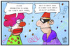 Cartoon: Rosenmontag (small) by Kostas Koufogiorgos tagged karikatur,koufogiorgos,illustration,cartoon,karneval,rosenmontag,fasching,clown,kostuem,verkleidung,weihnachten,feier,helau