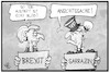 Cartoon: Sarrazin und der Brexit (small) by Kostas Koufogiorgos tagged karikatur,koufogiorgos,illustration,cartoon,sarrazin,spd,ausschluss,partei,sozialdemokraten,brexit,may,europa,eu,austritt