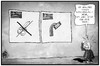 Cartoon: Schuldenschnitt (small) by Kostas Koufogiorgos tagged karikatur,koufogiorgos,illustration,cartoon,varoufakis,griechenland,schulden,schnitt,frisur,wirtschaft,politik,finanzminister