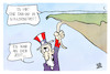 Cartoon: Schuldenstreit USA (small) by Kostas Koufogiorgos tagged karikatur,koufogiorgos,schuldenstreit,usa,uncle,sam,abgrund,klippe,haushalt