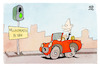 Cartoon: Schwarz-grün in NRW (small) by Kostas Koufogiorgos tagged karikatur,koufogiorgos,schwarz,grün,scholz,spd,ampel,nrw,koalition