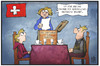 Cartoon: Schweizer Volksentscheide (small) by Kostas Koufogiorgos tagged karikatur,koufogiorgos,illustration,cartoon,schweiz,volksabstimmung,demokratie,familie,volksentscheid
