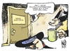 Cartoon: Steuereinnahmen (small) by Kostas Koufogiorgos tagged steuer,einnahmen,schäuble,geld,kredit,euro,schulden,krise,wirtschaft,karikatur,kostas,koufogiorgos