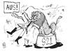 Cartoon: Stuttgart 21 (small) by Kostas Koufogiorgos tagged stuttgart,21,kosten,explosion,zirkus,löwe,dompteur,geld,finanzierung,bahn,karikatur,kostas,koufogiorgos