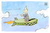 Cartoon: Taurus (small) by Kostas Koufogiorgos tagged karikatur,koufogiorgos,taurus,scholz,waffen,marschflugkörper