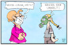 Cartoon: Thunberg bei Merkel (small) by Kostas Koufogiorgos tagged karikatur,koufogiorgos,illustration,cartoon,thunberg,merkel,klima,maske,corona,treffen,atemmaske,gasmaske,krankheit,gesundheit