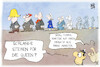 Cartoon: Tories Warteschlange (small) by Kostas Koufogiorgos tagged karikatur,koufogiorgos,tories,uk,grossbritannien,warteschlange,prime,minister