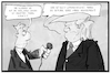 Cartoon: Trump-Obama (small) by Kostas Koufogiorgos tagged karikatur koufogiorgos illustration cartoon trump obama usa abhörskandal ohren beweis behauptung bespitzeln spionage präsident