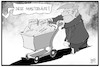 Cartoon: Trump hamstert (small) by Kostas Koufogiorgos tagged karikatur,koufogiorgos,illustration,cartoon,corona,impfstoff,hamstern,pandemie,epidemie,krankheit,virus,wirtschaft,pharma,einkaufen,shopping,usa