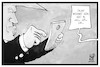 Cartoon: Trump naht (small) by Kostas Koufogiorgos tagged karikatur,koufogiorgos,illustration,cartoon,trump,amtsantritt,twitter,internet,soziale,netzwerke,smartphone,handy,usa,präsident,online
