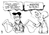 Cartoon: Umfragewerte (small) by Kostas Koufogiorgos tagged umfrage,merkel,rösler,cdu,fdp,regierung,koalition,karikatur,kostas,koufogiorgos