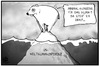 Cartoon: UN-Weltklimakonferenz (small) by Kostas Koufogiorgos tagged koufogiorgos,illustration,cartoon,karikatur,klima,lima,eisbär,spitze,eisberg,minimalkonsens,meer,eis,umwelt,un,konferenz,einigung