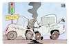 Cartoon: Uniper-Rettung vs. Gasumlage (small) by Kostas Koufogiorgos tagged karikatur,koufogiorgos,gasumlage,uniper,verstaatlichung,ampel,defekt,unfall,crash