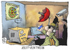 Cartoon: Vorratsdatenspeicherung (small) by Kostas Koufogiorgos tagged vorratsdatenspeicherung,agent,überwachung,verfassung,urteil,richtlinie,spion,datenschutz,karikatur,koufogiorgos