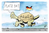 Cartoon: Wachstum (small) by Kostas Koufogiorgos tagged karikatur,koufogiorgos,wachstum,schildkröte,rennen,geschwindigkeit,wirtschaft