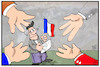 Cartoon: Wahl in Frankreich (small) by Kostas Koufogiorgos tagged karikatur,koufogiorgos,illustration,cartoon,wahl,frankreich,stimme,wähler,demokratie