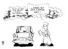 Cartoon: Wahlrecht (small) by Kostas Koufogiorgos tagged wahlrecht,reform,merkel,bvg,verfassung,gericht,richter,bundestag,führerschein,karikatur,kostas,koufogiorgos
