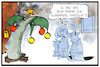 Cartoon: Warme Weihnachten (small) by Kostas Koufogiorgos tagged karikatur,koufogiorgos,illustration,cartoon,baum,klimawandel,palme,weihnachtsbaum,familie,bescherung,umwelt,erderwärmung,tradition