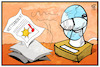 Cartoon: Wetterbericht (small) by Kostas Koufogiorgos tagged karikatur,koufogiorgos,illustration,cartoon,wetter,hitze,hitzewelle,wetterbericht,ventilator,papier,sommer,klima