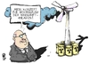 Cartoon: Windkraft (small) by Kostas Koufogiorgos tagged altmaier,energie,wende,windkraft,windrad,atomkraft,nuklear,müll,cdu,umwelt,minister,strom,karikatur,kostas,koufogiorgos