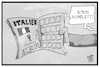 Cartoon: WM ohne Italien (small) by Kostas Koufogiorgos tagged karikatur,koufogiorgos,illustration,cartoon,wm,russland,2018,italien,panini,album,sammelalbum,fussball,fifa,sport,inhaltsleer