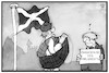 Cartoon: Zwangspause des Parlaments (small) by Kostas Koufogiorgos tagged karikatur,koufogiorgos,illustration,cartoon,zwangspause,schottland,schottisch,uk,parlament,schottenrock,kilt,gericht,urteil,justiz,johnson,demokratie