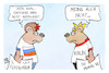 Cartoon: Zweifelhafte Wahlergebnisse (small) by Kostas Koufogiorgos tagged karikatur,koufogiorgos,bär,berlin,russland,wahl,wahlergebnis,referundum,demokratie