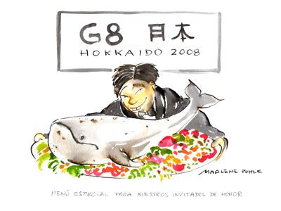 Cartoon: Hokkaido 2008 (medium) by Marlene Pohle tagged cartoon,