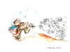 Cartoon: Save water (small) by Marlene Pohle tagged cartoon,