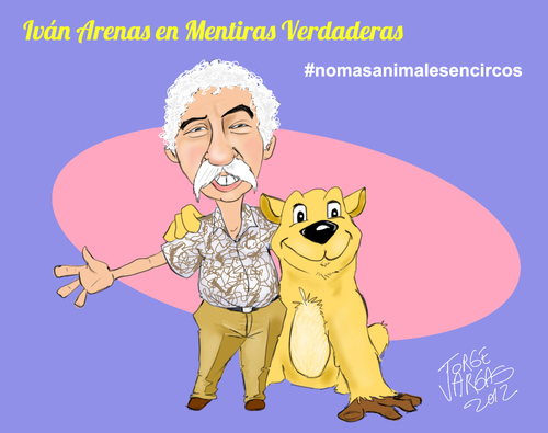 Cartoon: Ivan Arenas (medium) by Jorge Vargas tagged caricatura,cartoon