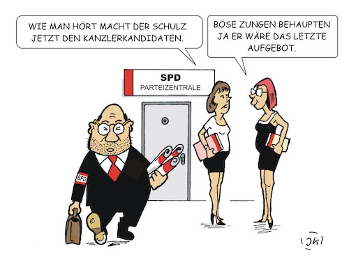 Cartoon: Schulz 2 (medium) by JotKa tagged martin,schulz,sigmar,gabriel,bundestagswahl,2017,spd,parteien,kanzlerkandidatur,kanzlerkandidat,martin,schulz,sigmar,gabriel,bundestagswahl,2017,spd,parteien,kanzlerkandidatur,kanzlerkandidat