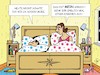 Cartoon: Ausreden (small) by JotKa tagged ausreden entschuldigungen er sie mann frau liebe ehe beziehungen sex erotik schlafzimmer bett