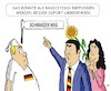 Cartoon: Deutschland räumt auf (small) by JotKa tagged rassismus,bilderstürmer,genderwahn,aktivisten,sprache,geschichte,vergangenheit