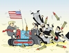 Cartoon: Donald räumt auf (small) by JotKa tagged donald,trump,iran,usa,mullas,wirtschaftsboykott,handelssanktionen,atomvertrag,regimewechsel,diplomatie,verträge,eu,globale,wirtschaft