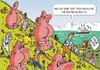 Cartoon: Easter Island? (small) by JotKa tagged easter island vacation travel tourist line ships cruises entertainment shore excursions fallacy sun sea sculptures