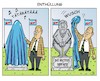 Cartoon: Enthüllungen (small) by JotKa tagged enthüllungen,politik,politiker,parteien,kanzlerin,cdu,afd,merkel,gauland,denkmal,gründer